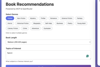 Book Recommendation MCP