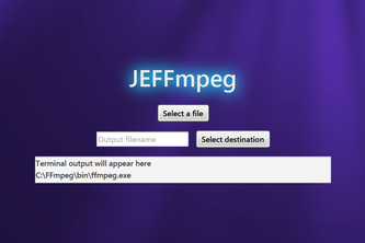 JEFF (Java Easy FFmpeg)