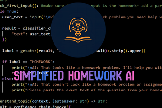 Simplified Homework AI