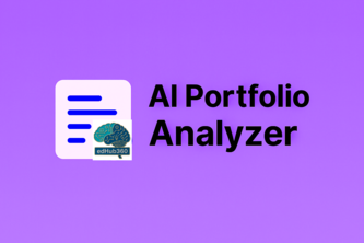 AI Portfolio Analyzer & Advisor