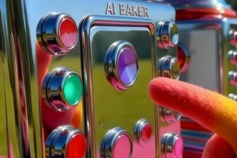 The Ultimate AI Baker | Retro Futuristic | Muppet Monster