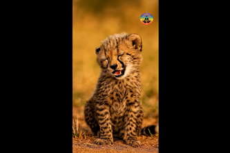 The Happiest Little Cheetah