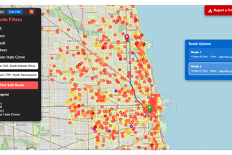 SafeRoute Crime Map