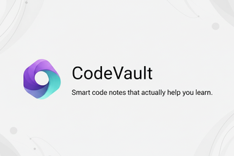 CodeVault - Smart code notes that actually help you learn