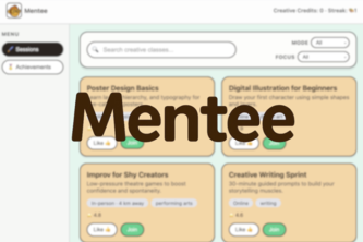 Mentee® - Micro-mentorship for Creatives