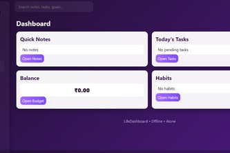 Lifedashboard 