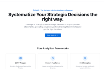 DAID - The Decision & Action Intelligence Designer