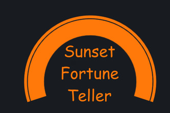 Sunset fortune teller
