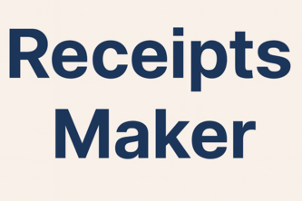 Receipts Maker