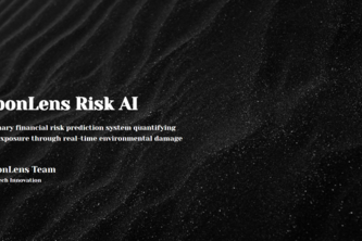 CarbonLens Risk AI