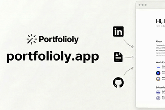 Portfolioly - Build personal website/resume from LinkedIn