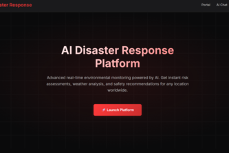 AI Disaster Response Platform