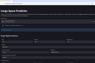 Cargo Space Predictor