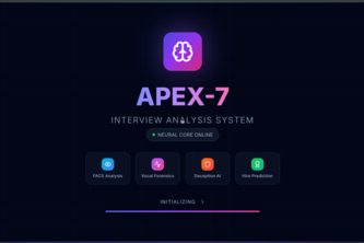 APEX-7 | Next-Gen Interview & Career Coach