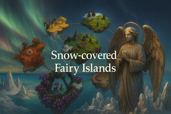 Snow-covered Fairy Islands