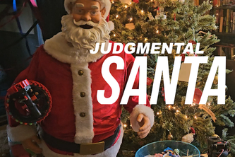 A Santa That Deems People Naughty and Nice (with a Nerf Gun)