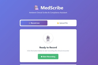 MedScribe — Ambient Clinical Scribe & Compliance Assistant