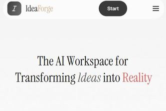 IdeaForge AI - Idea Into Reality