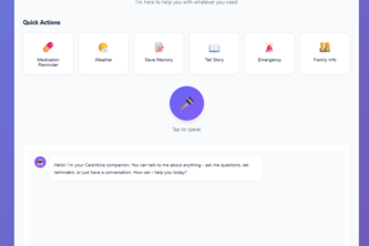 CareVoice – AI Elder Companion