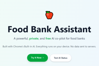 Food Bank Assistant AI