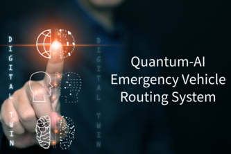 Quantum AI Emergency Vehicle Routing