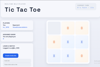 Real-Time Tic Tac Toe