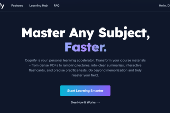 Cognify - Smart Learning Hub