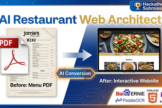 AI Restaurant Web Architect (using ERNIE)