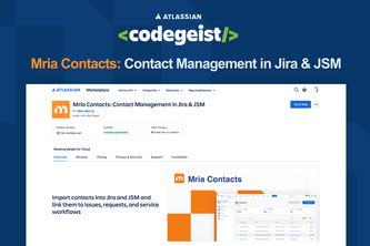 Mria Contacts: Contact Management in Jira & JSM