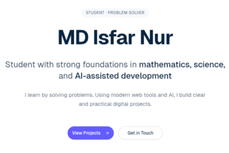 Portfolio - MD Isfar Nur 