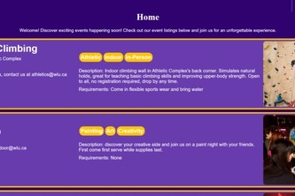 Hawk Hub (Web Application)