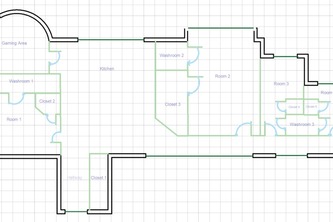 Student Apartment Floor Plan (Made in AutoCad 2D)