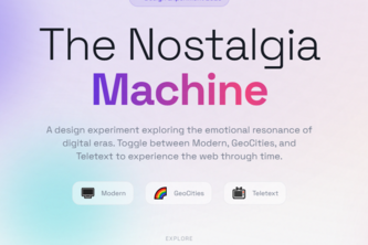 The Nostalgia Machine