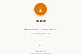 VoxStudy AI — Voice-First Learning Assistant