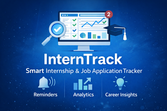 InternTrack – Smart Internship & Job Application Tracker.
