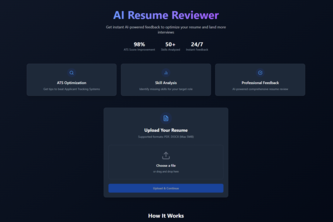 AI Powered Resume Reviewer