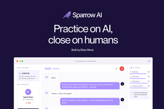 Sparrow AI - Sales Training Platform