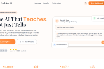StudySync AI - The AI That Teaches, Not Just Tells