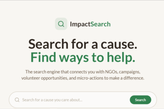 social impact search engine