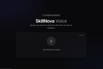 SkillNova Voice: Real-Time AI Interviewer