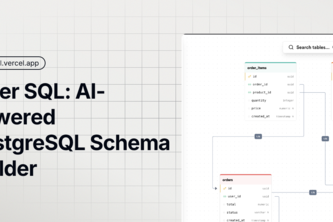 Tiger SQL — AI-First Workspace for PostgreSQL Schemas