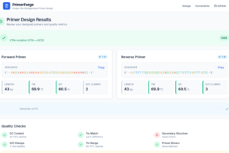 Algorithmic Primer Design