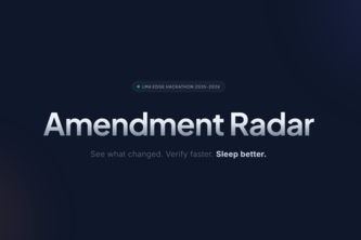 Amendment Radar for LMA