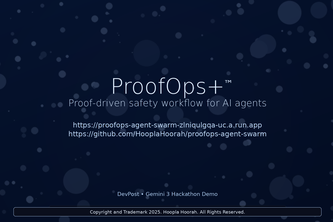 ProofOps Agent Swarm