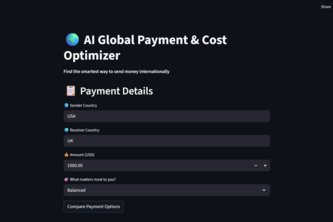AI Global Payment & Cost Optimizer