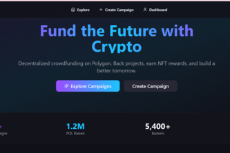 Decentralized crowdfunding