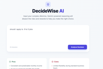 DecideWise AI 