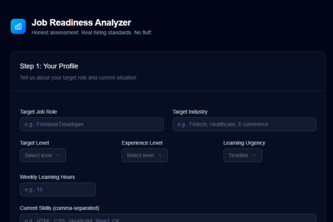 PathZero- AI Job Readiness Analyzer