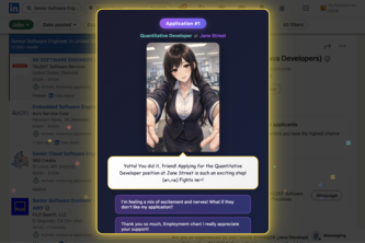 Employment-chan: Anime Waifu Job Application Tracker