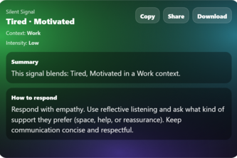 Silent Signal Application